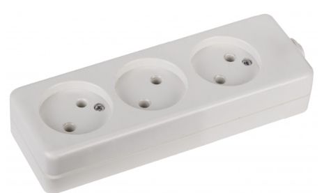 Колодка К-3 3гн без заземления ЭРА