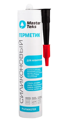 Герметик силиконовый Masterteks PM для аквариумов прозрачный (0,290 л)/12