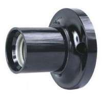 Патрон электрический потолочный Е27 4А 250В карболит черный 5560729 Universal