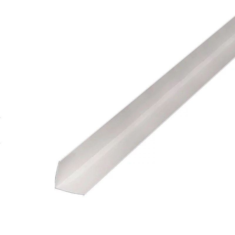 Угол пластиковый ПВХ 30х30 мм 2700 мм (бел.)