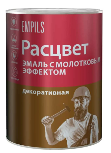 Эмаль с молотковым эффектом Расцвет Золотистая (0,8 кг)/14