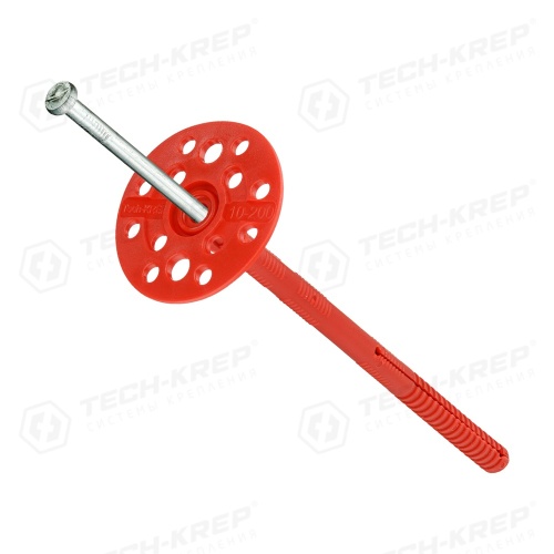 Дюбель для изоляции 10х200 с металлическим гвоздем IZM