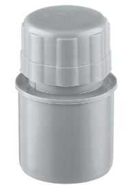 Клапан вакуумный (аэратор) серый канализационный DN50