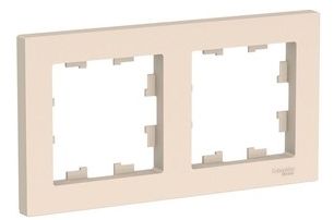 Рамка 2-м AtlasDesign универс. беж. SchE