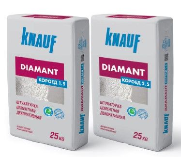 Штукатурка KNAUF Диамант Короед 2,5 мм (25 кг)/48