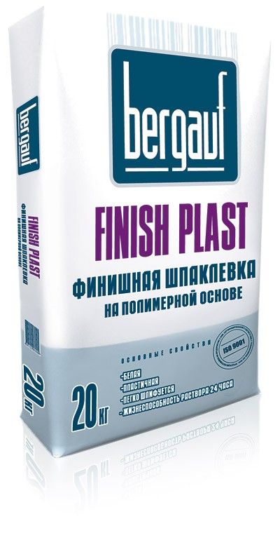 Шпатлевка BERGAUF Finish Plast (20 кг) /64