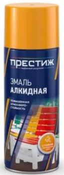 Эмаль аэрозольная алкидная ПРЕСТИЖ Черная глянцевая (425 мл)