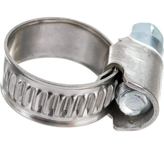 Хомут червячный 10-16/9 мм нерж. (50 шт)
