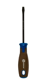 Отвертка POLYWOOD SL 5,0 х100мм древесно-полимерная рукоятка КОБАЛЬТ