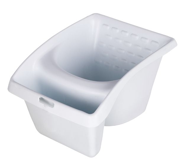 Ковш для краски 1,2 л 180х125х225мм белый для мини-валиков и кистей до 100мм