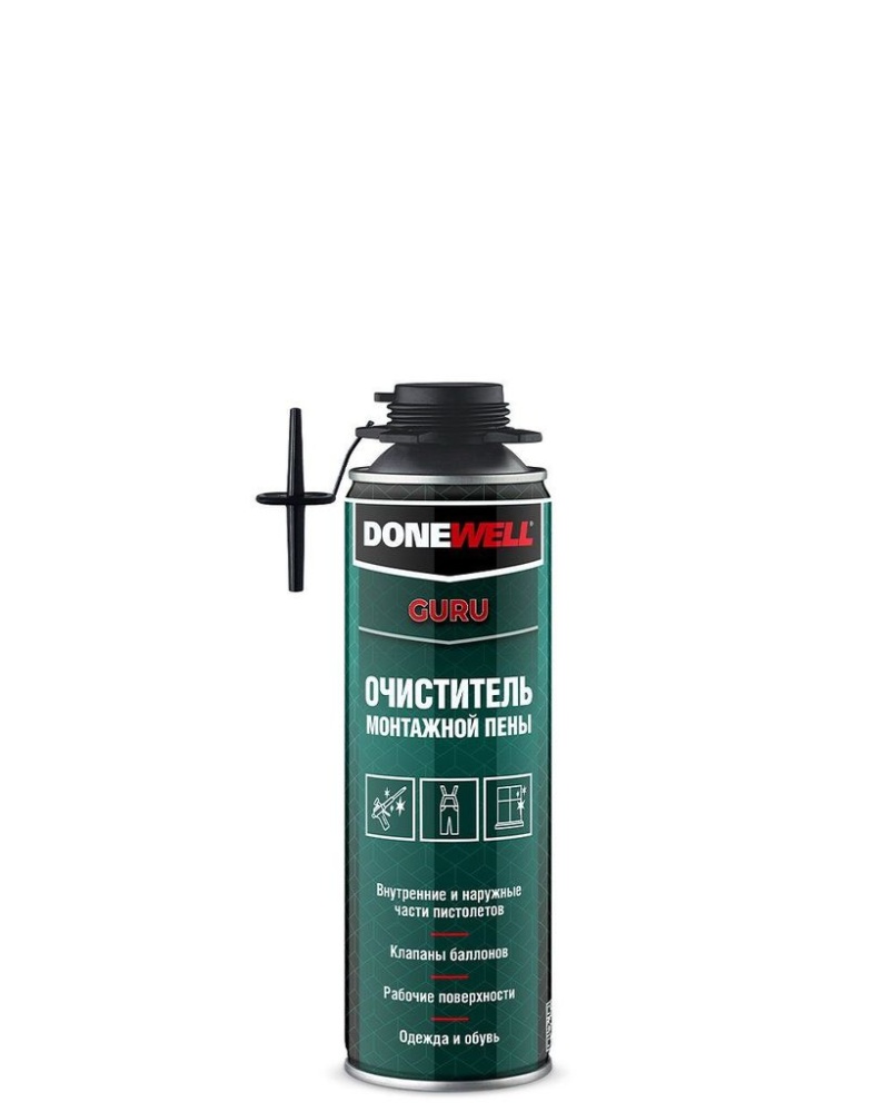 Очиститель монтажной пены Donewell (650мл) /12