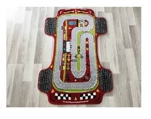 Ковер COLOR 0.8*1.2 дизайн L740A RED/L.GREY