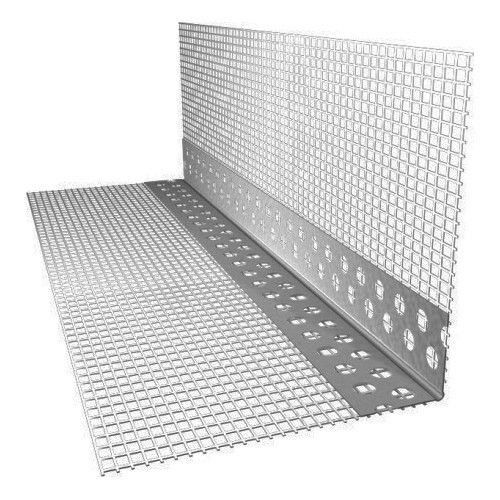 Профиль угловой ПВХ 10х15 с сеткой 2,5м (50шт) STROVER