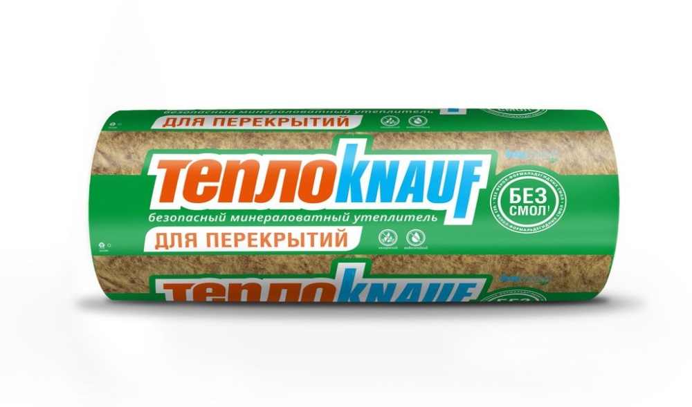 Утеплитель ТеплоKNAUF для Перекрытий 040 50х1220х7380 (уп.2шт 18м2 0,9м3) (32) рулон