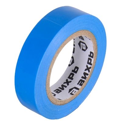 Изолента ПВХ синяя 15мм х 10м Вихрь