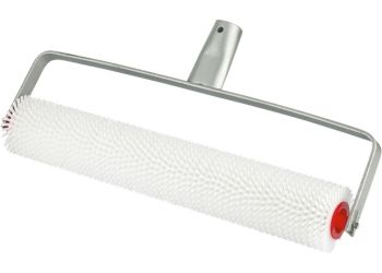 Валик игольчатый для наливных полов 400мм высота иглы 13мм Сибртех