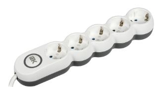 Удлинитель 5х5м с заземлением 16 А IP20 Uno У05В 2Р+РЕ 250В 3 х 1,5 IEK