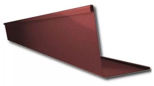 Планка примыкания Doсke RAL 3005 (красная) 2м