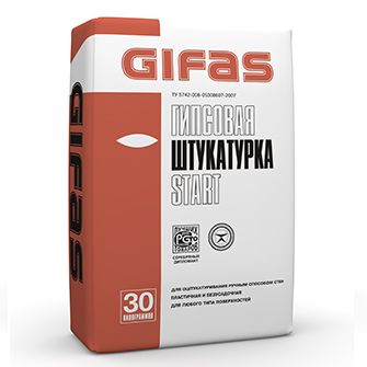 Штукатурка GIFAS START лёгкая (30 кг) /40