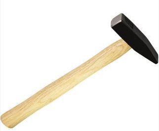 Молоток слесарный 400 гр деревянная рукоятка квадратный боек 