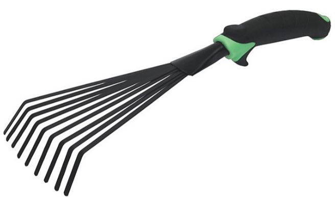 Грабельки 340мм веерные обрезиненная ручка (12) ФАРИНА