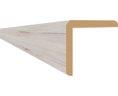 Уголок МДФ универсальный STЕLLA 2700х24х24 Дуб Санремо белый (10шт)