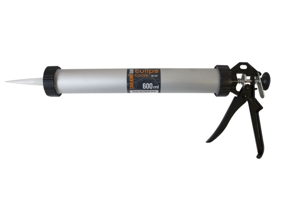 Пистолет для герметика 600 мл закрытый корпус TULIPS