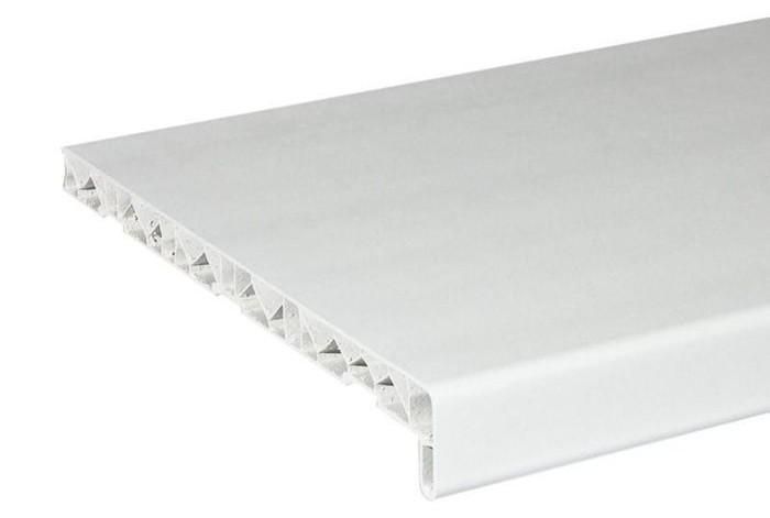 Подоконник ПВХ 600х1500 белый Мастерпласт