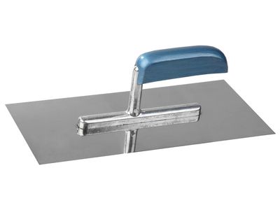 Гладилка 130 х 280 мм нержавеющая сталь деревянная ручка