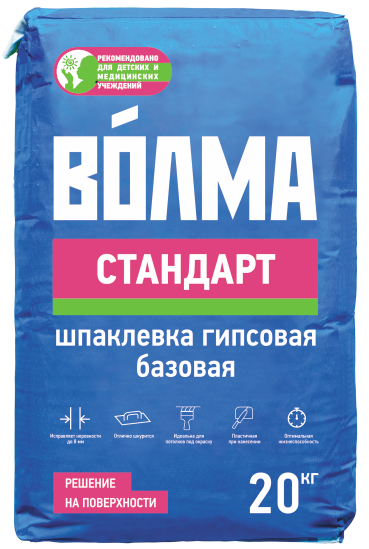 Шпатлевка ВОЛМА Стандарт (20 кг) /63