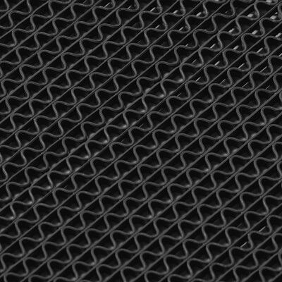 Грязезащитное покрытие "ЗигЗаг" 90х1500 см 4,5 мм черный (15м) антискользящее покрытие