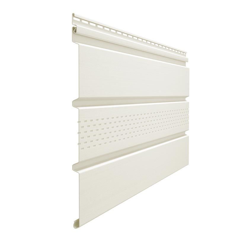 Софит DÖCKE Premium Пломбир с центральной перфорацией 3050мм