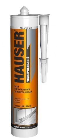 Клей монтажный Hauser строительный универсальный прозрачный (0,285 гр)