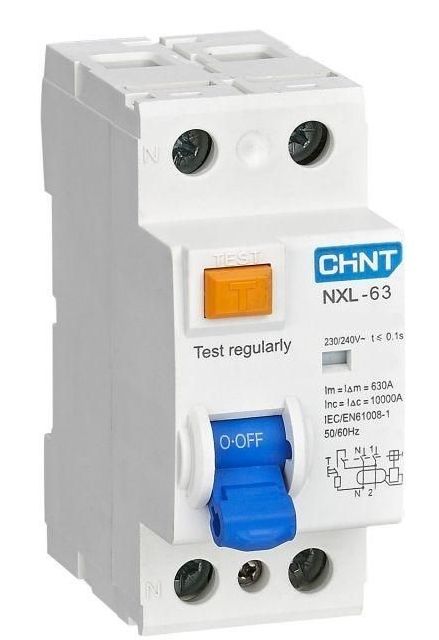 Выключатель дифференциального тока (УЗО) 1п+N 25А 30мА тип AC 6кА NXL-63 (R) CHINT 280721