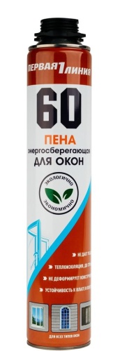 Пена монтажная профессиональная Первая линия для окон всесезонная (-10℃ +35℃) /12