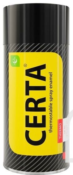Эмаль термостойкая аэрозольная КО Церта Серебристая до 700C (0,52 л)