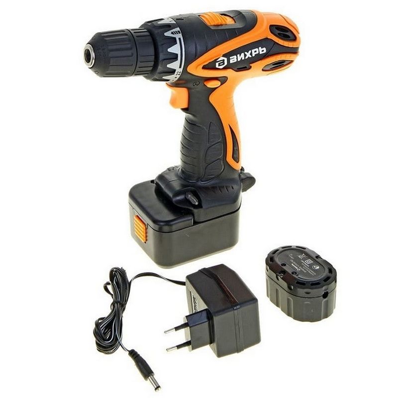 Дрель-шуруповерт аккумуляторная ДА-12-1 1,5 А/ч Вихрь