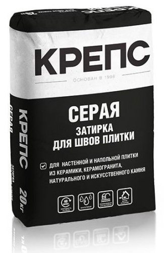 Затирка КРЕПС серая (20 кг) /56