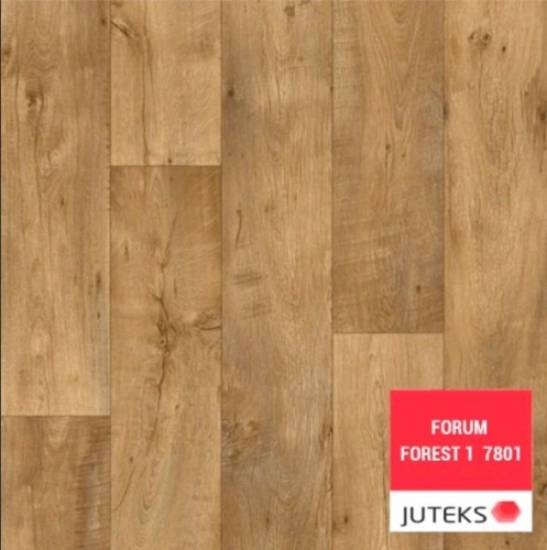 Линолеум бытовой JUTEKS FORUM FOREST 1 7801 3.5м 4,8/0,4/2,6 кг/кв м