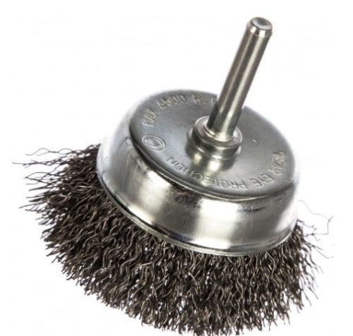 Кордщетка для дрели чашеобразная мягкая 63 мм блистер ПРАКТИКА