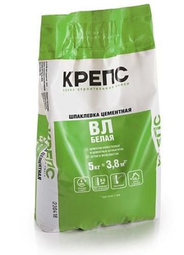 Шпатлевка КРЕПС ВЛ белая (5 кг) /200
