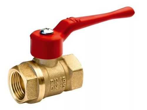 Кран шаровый муфтовый 11Б27п1 ручка вр/вр Ду20