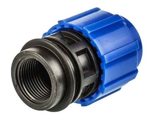 Муфта переход ПЭ с нар.тр.рез.25х3/4" (обж), (503300)