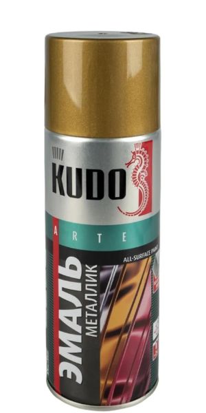 Краска аэрозольная акриловая Kudo KU-1029 универсальная бронза (520 мл) /12