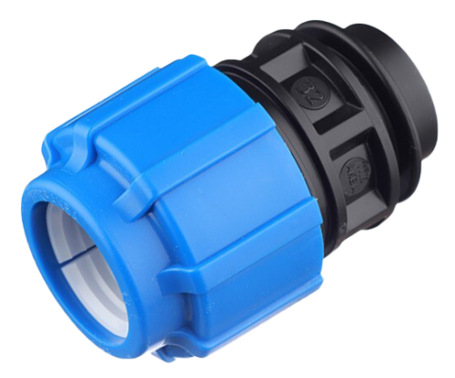 Муфта переход ПЭ с вн.тр.рез.25х3/4" (обж), (513590)