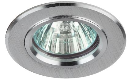 Светильник точечный 50 Вт MR16 KL58 SL 12В/220В литой алюм. серебр. ЭРА Б0017256