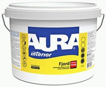 Краска влагостойкая акриловая AURA FJORD (0,9 л)