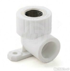 Угольник с креплением вн.рез. ППРС D20-1/2