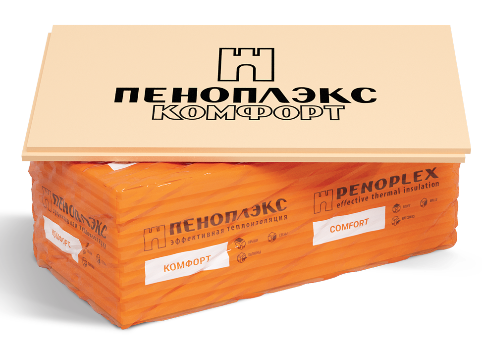 Утеплитель ПЕНОПЛЭКС Комфорт 50х585х1185 (уп.7шт 4,8526м2 0,2429м3)