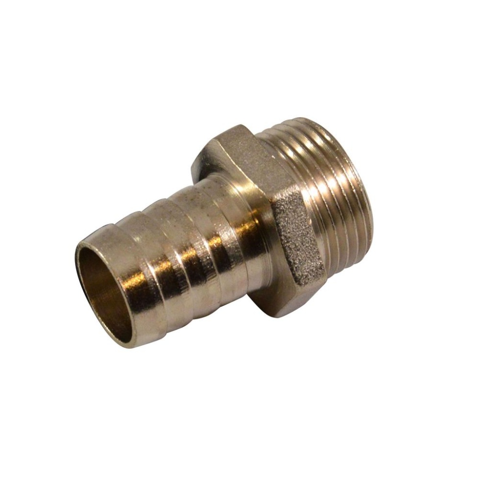Штуцер латунный под шланг с нар. рез. 3/4"х20 мм CTM